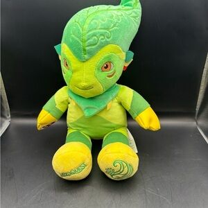 Build A Bear Great Wolf Lodge MagiQuest Foli  Green Stuffed Animal Plush 2021